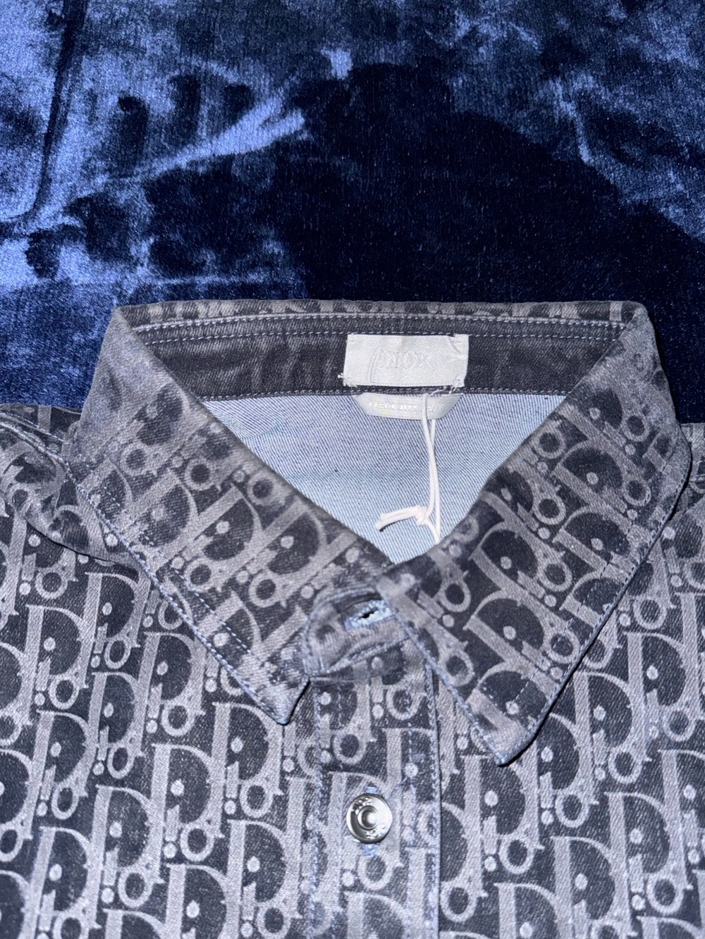 Dior Men’s Black Corduroy Pants with Subtle Monogram